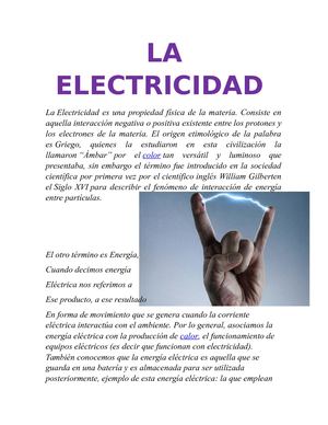 La Electricidad