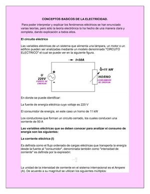 Conceptos Basicos De La Electricidad