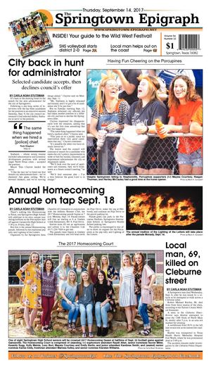 The Springtown Epigraph