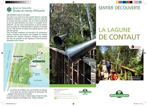 Plaquette "La lagune de Contaut"