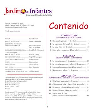 Folleto Alumno Infantes 3 Trimestre 2017