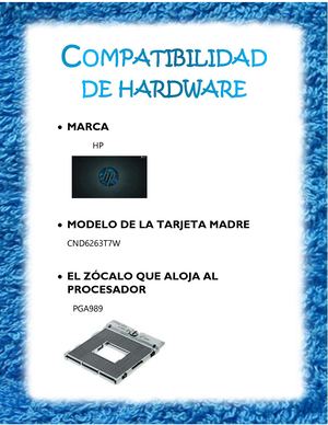 Compatibilidad De Hardware