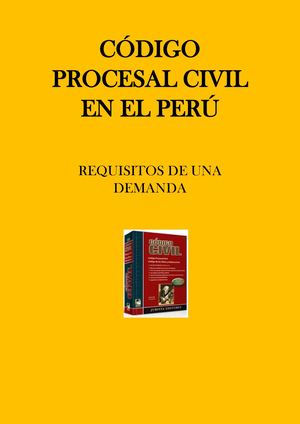 Código Procesal Civil En El Peru