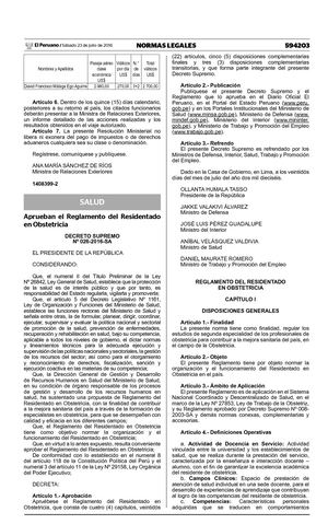 Ds 026 2016 Sa Residentado En Obstetricia