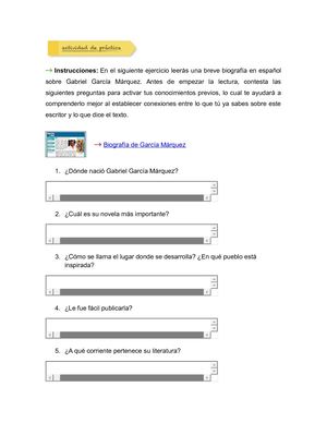 Biografía Gabriel García Márquez