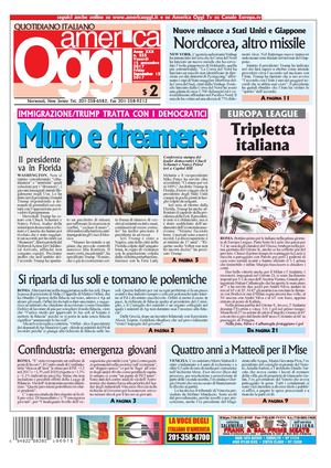America Oggi 15 Settembre 2017