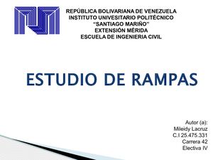 Estudio De Rampas