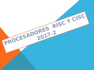 Risc Y Cisc (Corte 2)