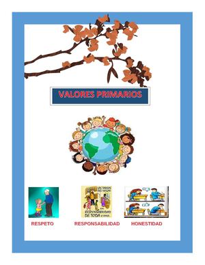 Cartilla Sobre Valores