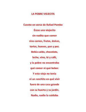 La Pobre Viejecita