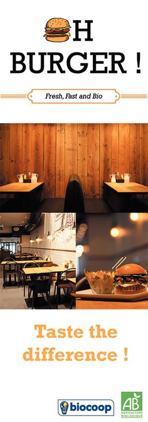 Brochure restaurant fictif (anglais)