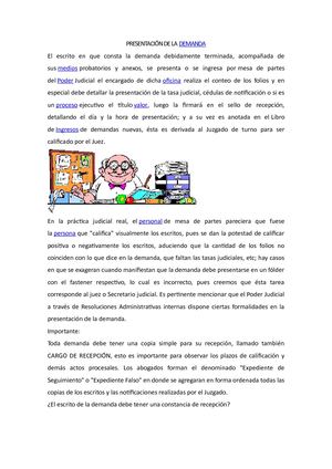 Demanda Segun Cpc Del Peru