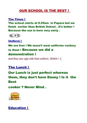 The Best School By Hititoa And Tainuiva