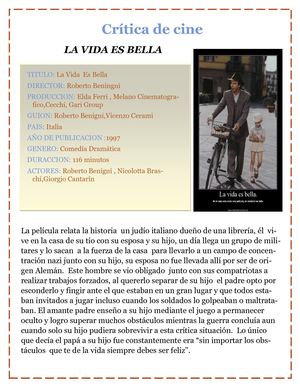 Critica De Cine , Valentina Uyasaba 9b