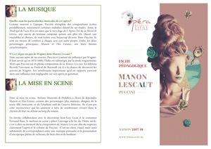 Fiche Manon Lescaut