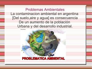 Problemáticas ambientales 6to grado A