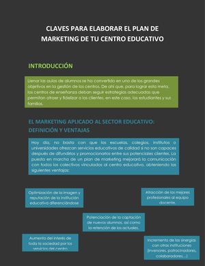 Claves Para Elaborar El Plan De Marketing De Tu Centro Educativo