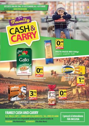 Volantino N° 3 Family Cash and Carry Corigliano