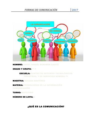 Formas De Comunicación