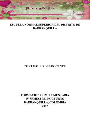 Portafolio ENSDB