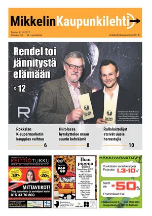 Mikkelin Kaupunkilehti 38/2017