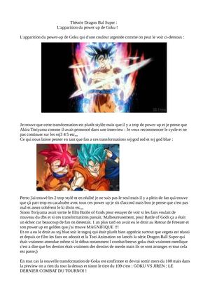GOKU VS JIREN LA NOUVELLE FORME DE GOKU DEVOILE !