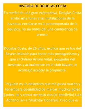 Historia De Douglas Costa