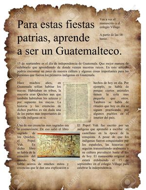Para Estas Fiestas Patrias