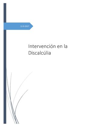 Juegos Para La Intervencion De La Discalcúlia