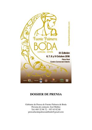 DOSSIER DE PRENSA