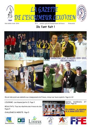 GAZETTE #4 Juin-Juil-Aout 10