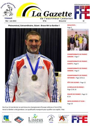 GAZETTE #16 Mai-Juin 13