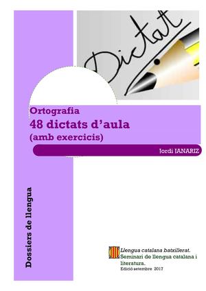 Llengua catalana. Dictats. (Versió 2017]