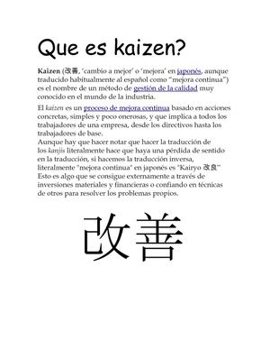 Revista Kaizen