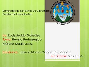 Filosofos Medievales