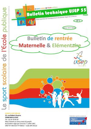 Bt Usep N°1 Septembre 2017 Février 2018