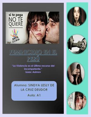 Revista Feminicidio