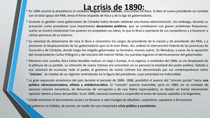 La Crisis De 1890