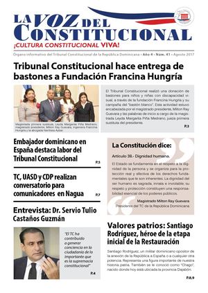 Agosto 2017, Año 4 • Vol. 41