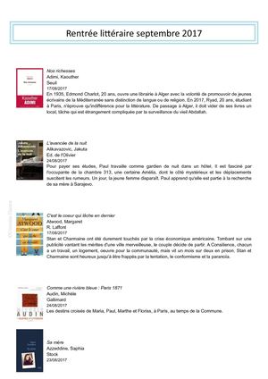 Commande Lit Sept 2017