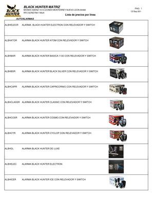 Lista De Precios Sin Precio