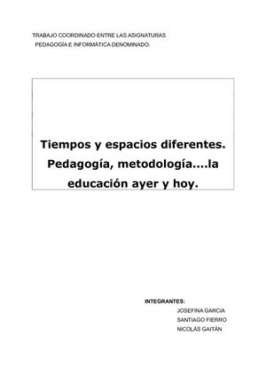 Trabajo Coordinado Pedagogia Informatica