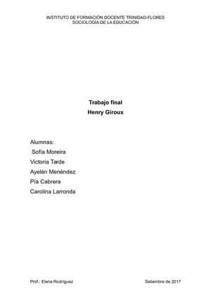 Trabajo Final Sociología