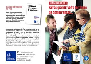 Plaquette IFET congrès ADF 2017 à Marseille