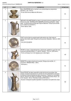 Etains Livres Gravures 30 09 2017