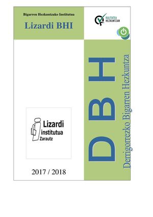Bigarren Hezkuntzako Institutua Dbh