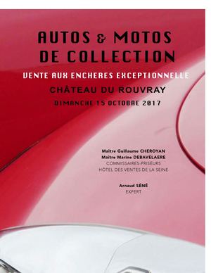 EXCEPTIONNELLE VENTE DE MOTOS DE COLLECTION