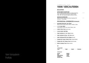 Portfolio I Yann Vercauteren  I EN