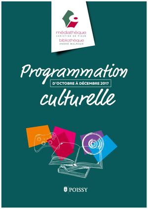 Livret Activites Mediatheque Poissy Oct2017