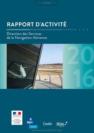 2016 DSNA Rapport D'activité.